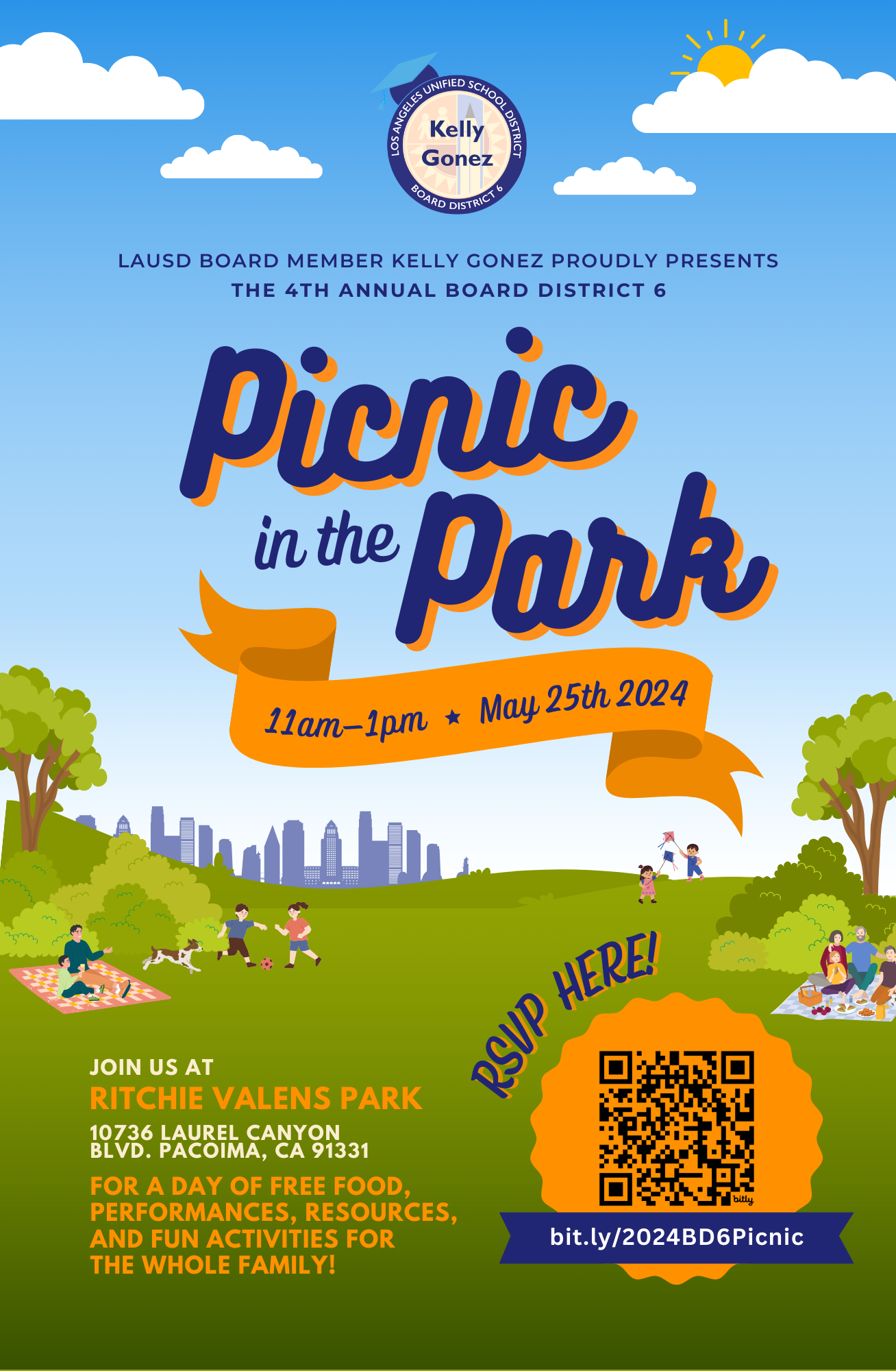Kelly Gonez hosts Picnic in the Park on May 25