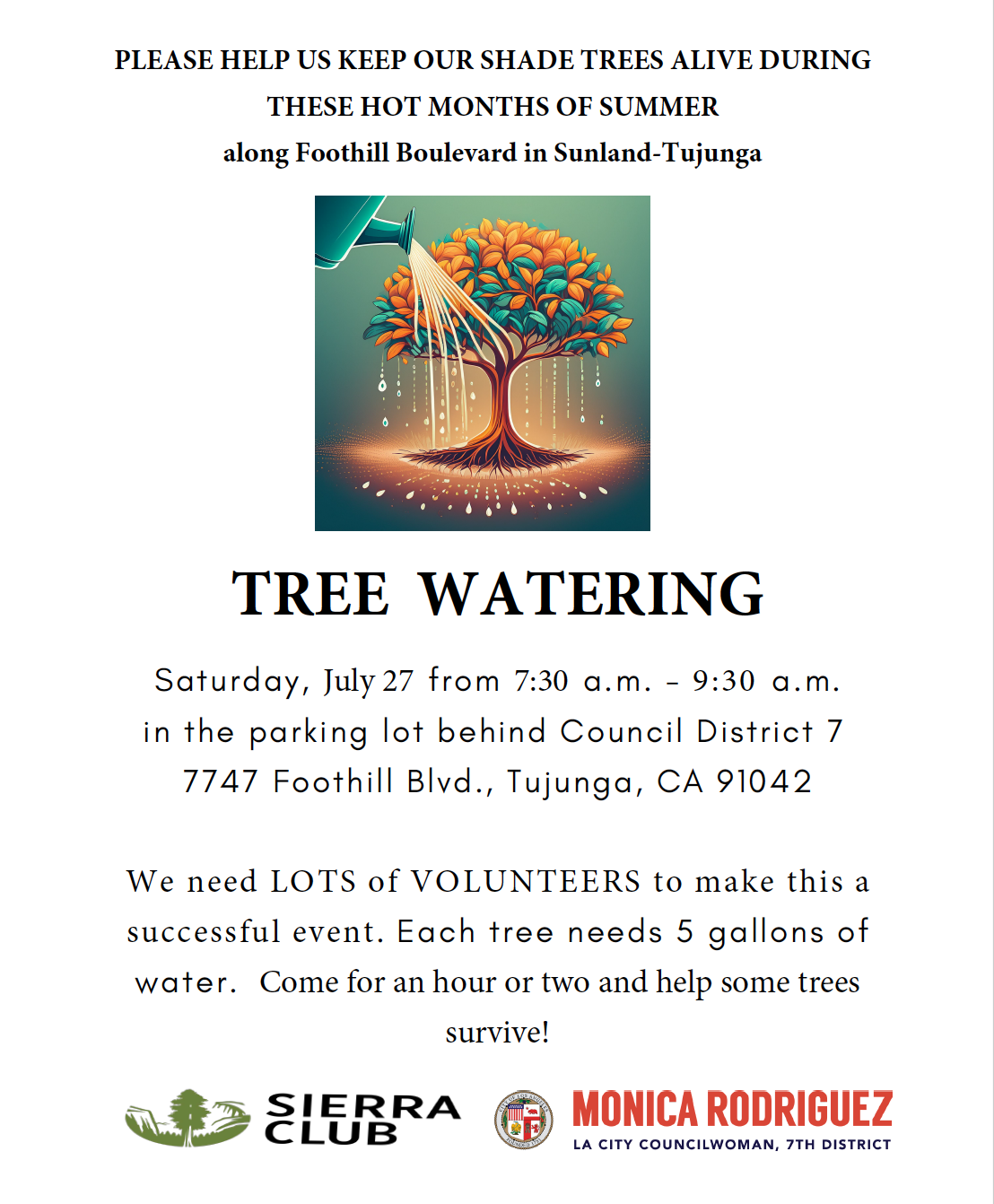 Tree Watering Event 7-27-24