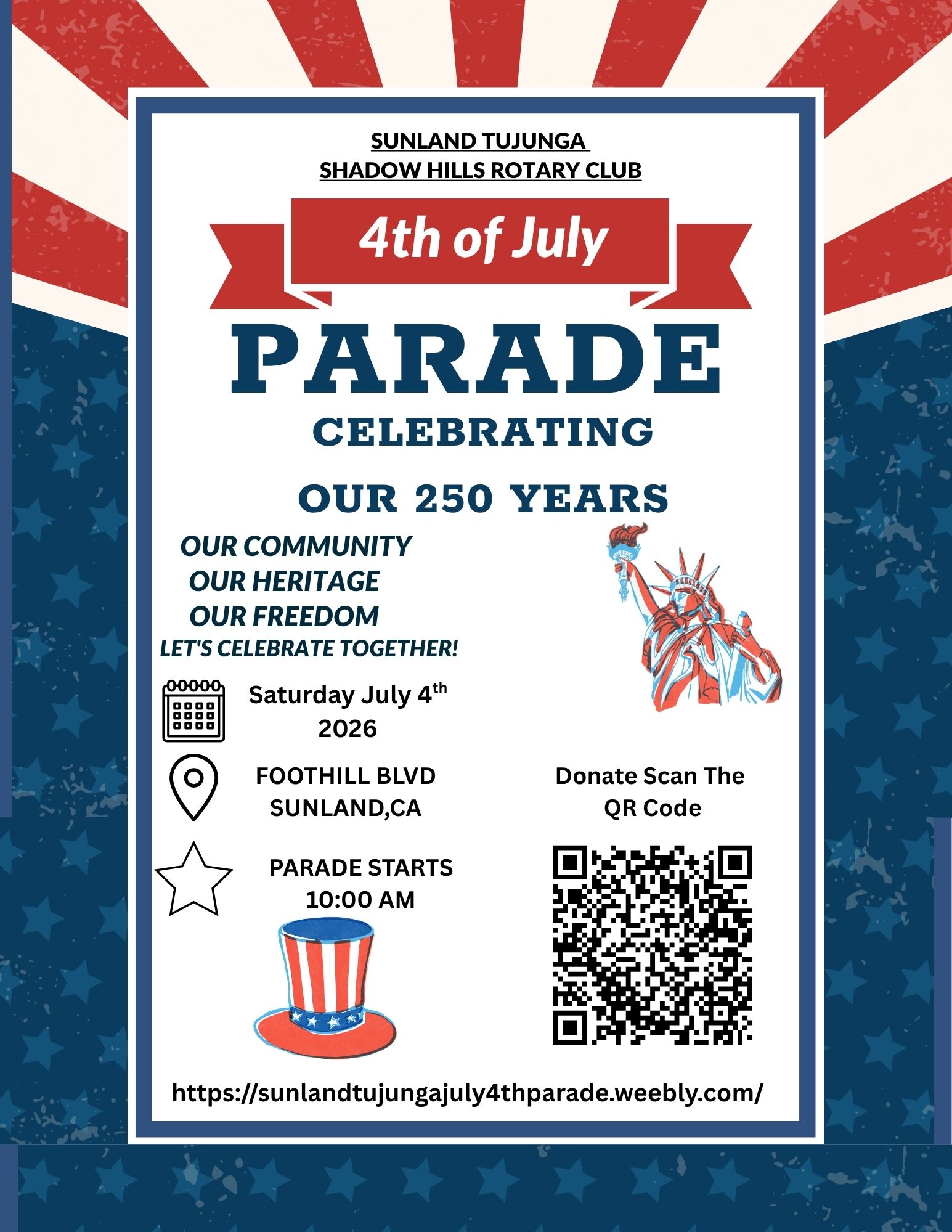 4th of July Parade - Celebrating Our 250 Years
