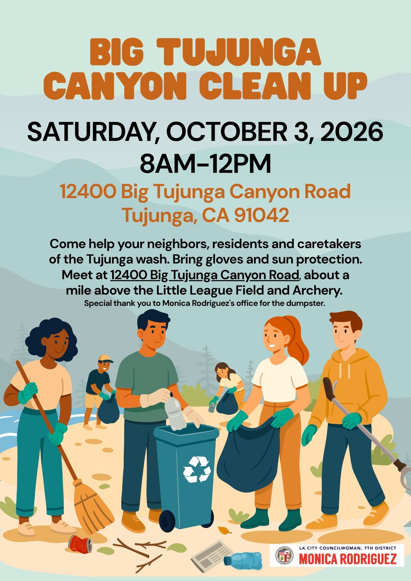 Community Clean Up Event: Big Tujunga Canyon